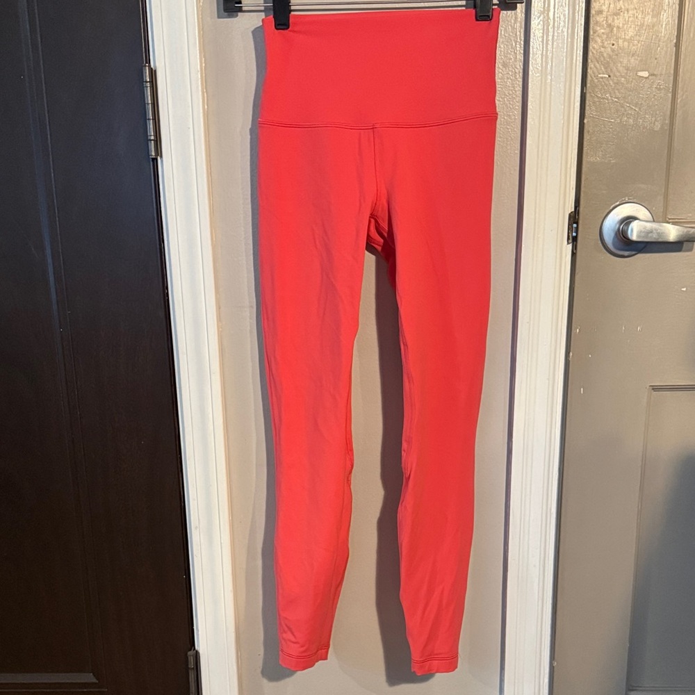 Lululemon Pink High-Waisted Leggings 28”